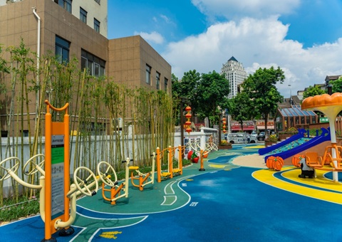 “口袋公园” 装满民生幸福 阻止六月尾，，，，，，，重庆“口袋公园”今年开工八十八个、建成六十四个