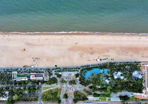 ？？？？？？？？谑姓涡薷春Ｍ濉⒈鹾Ｊ兀，，，，，修建绿色长廊，，，，，，，，海域生态情形获得显著改善——“蓝色海湾” 实现“滩净湾美”